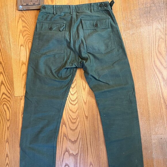 OrSlow Fatigue Straight Leg Cotten Trousers - Picture 2 of 6